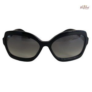 Authentic CHANEL Black Rims Gray Lenses Collection Pearl Sunglasses 5132-H